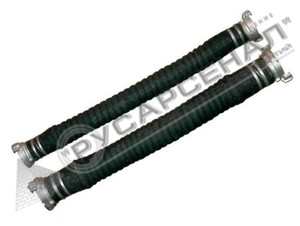 Рукав всасывающий гофрированный класс «B» 100 мм всасывающий с головками ГР-100