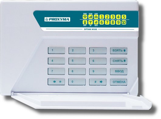 Объектовый прибор с встроенным GSM, РПП БРИЗ и Ладога-РК W-500BD Optima